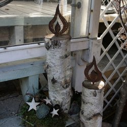 Flamme, rust (15 cm)