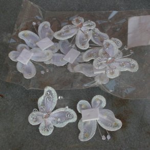 Sommerfugle i pose, 12 stk.