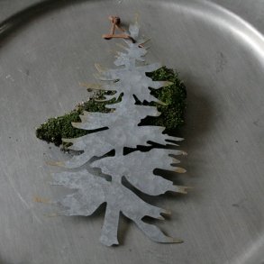 Juletr, metal, stort ophng