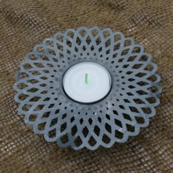 Kniplingestage til fyrfadslys