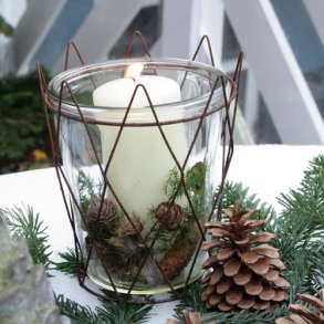 Glas med trdnet, rust