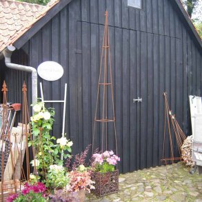 Espalier, firkantet m/fransk lilje