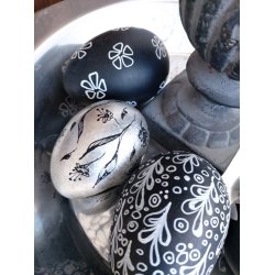 g med bladslv, keramik (7x10)