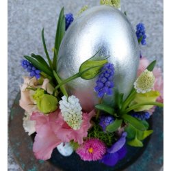 g med bladslv, keramik (8x12)