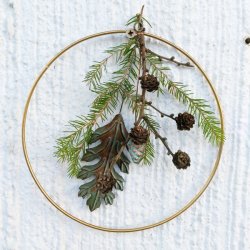 Dekoring, guld (35 cm)