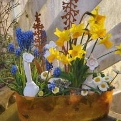 Blomst p lg, dobbelt