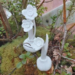 Blomster p lg (2 stk.)