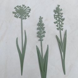 Blomsterstick, irgrn 20 cm (3 stk.)