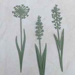 Blomsterstick, irgrn 20 cm (3 stk.)