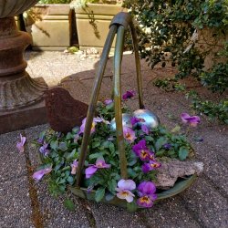 Kurv gr�nlig zink, lille