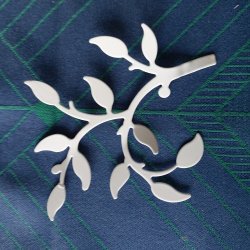 Metalgren, hvid (2 stk.)