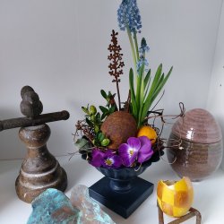 Lille bowle i sort zink