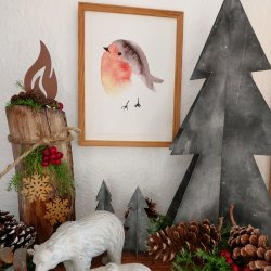 Snefnug, rust (8 stk.)