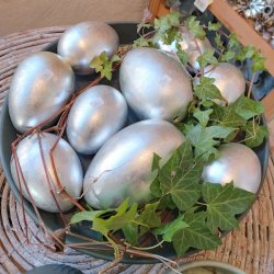 g med bladslv, keramik (7x10)