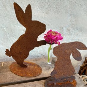 P�skehare med reagensglas