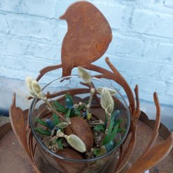 Krans med fugle, lille