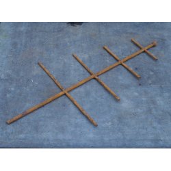 Juletr rust, lille - uden fod