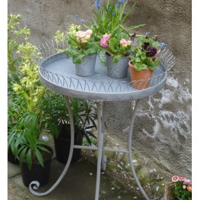 Blomsterbord, zink