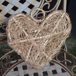 Hjerte, guld til ophng