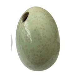 lysegr�n �ggevase