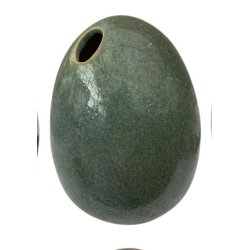 m�rkegr�n �ggevase