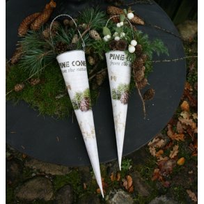 Kr�mmerhuse med koglemotiv (s�t � 2)