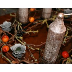 Bloklys med top, bronze