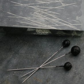 Knappenle, sort  (96 stk.)