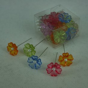 Knappenle med blomst (32 stk.)