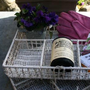 Fletkurv med rum, hvid