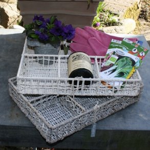 Fletkurv med rum, gr