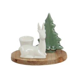 Lysestage med rdyr, lille