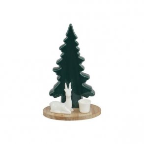 Lysestage med r�dyr, stor