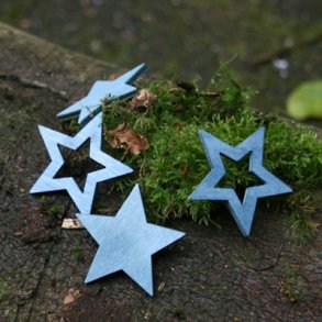 Stjerner, bl�, stor