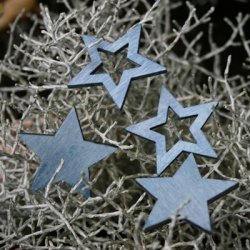 Stjerner, bl, stor