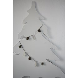 Juletr, hvid (100 cm)