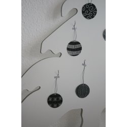 Juletr, hvid (120 cm)