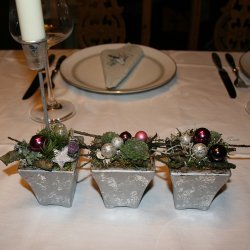 Minipotte, firkantet s&oslash;lv