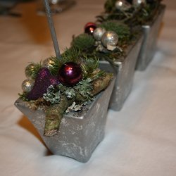 Minipotte, firkantet s&oslash;lv