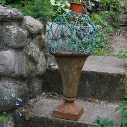 Trdbold, irret grn( 25 cm)