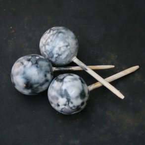 Keramikkugler, Ø3, grå (3 stk.)