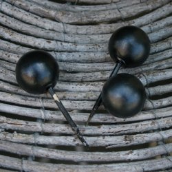 Keramikkugler, &Oslash;3, sorte(3 stk.)