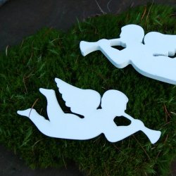 Engle, hvide (4 stk.)