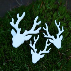 Rensdyrhoveder (pose m/9 stk.)