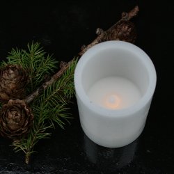 Batterilys, (H 7,5 cm)