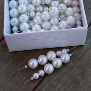 Pynteperler p pind, store (24 stk.)