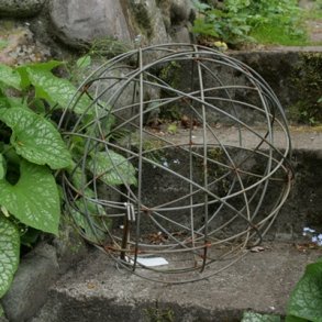 Dekorationskugle, rust, rundjern