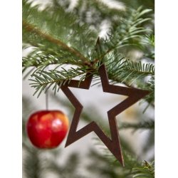 Stjerne Vega, rustik rust ( 15 cm)