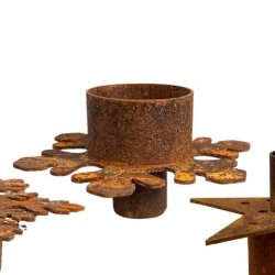 Lysestage, rust Lucy Star (Snefnug)