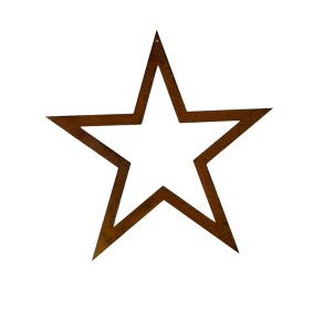 Rust stjerne, 20 cm (2 stk.)